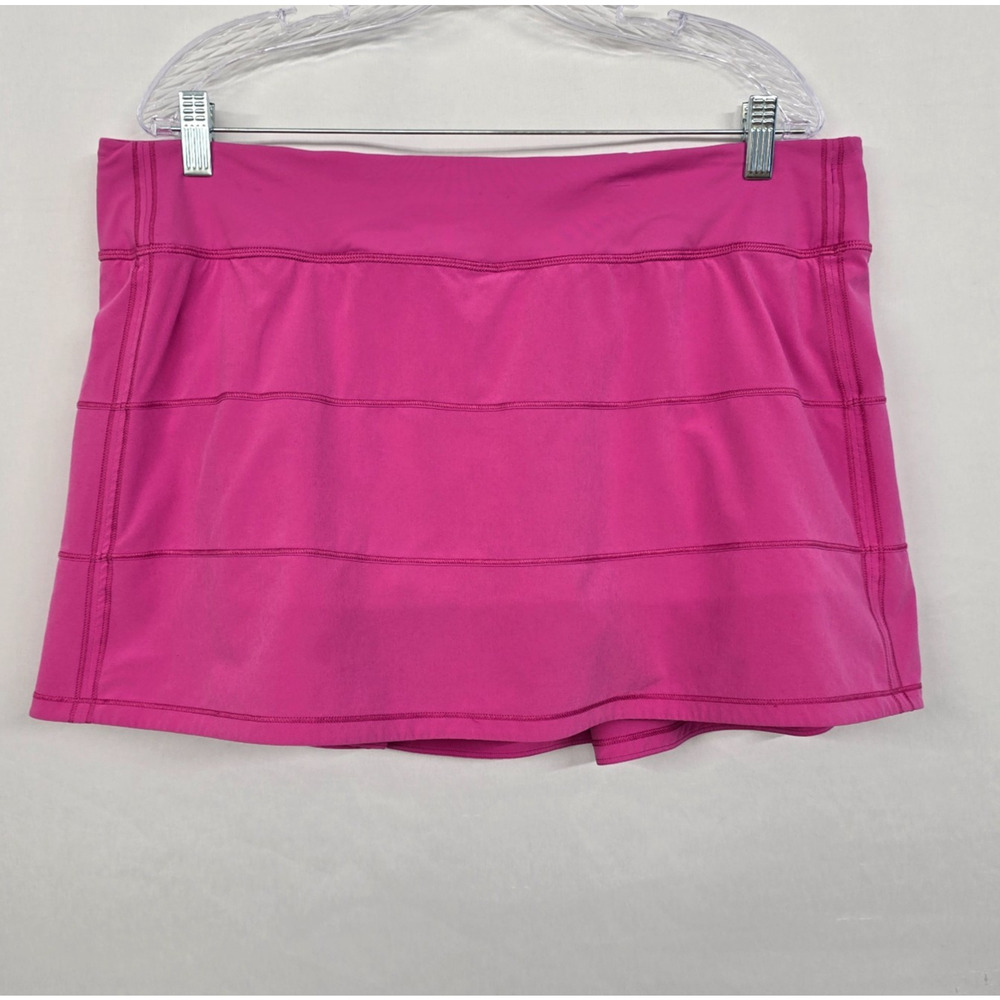 Lululemon Pace Rival Skirt - Skort Women's 14 Sonic Pink